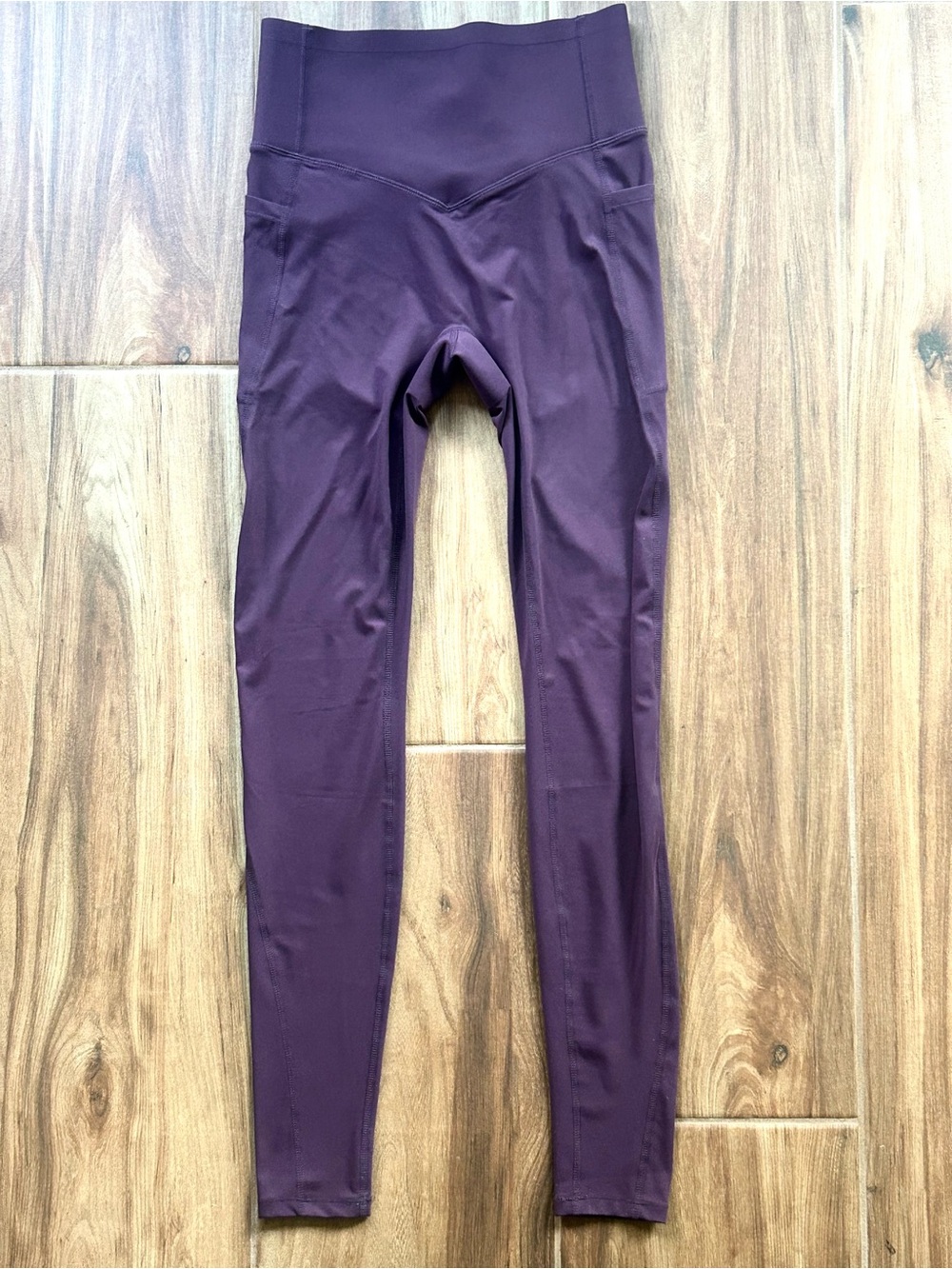 NWT Halara UltraSculpt Pocket Leggings Plum Purple Small - Picture 4 of 13